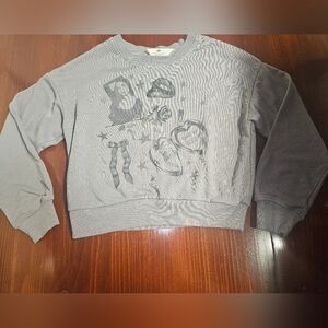 H&M Kids Gray Graphic Sweater